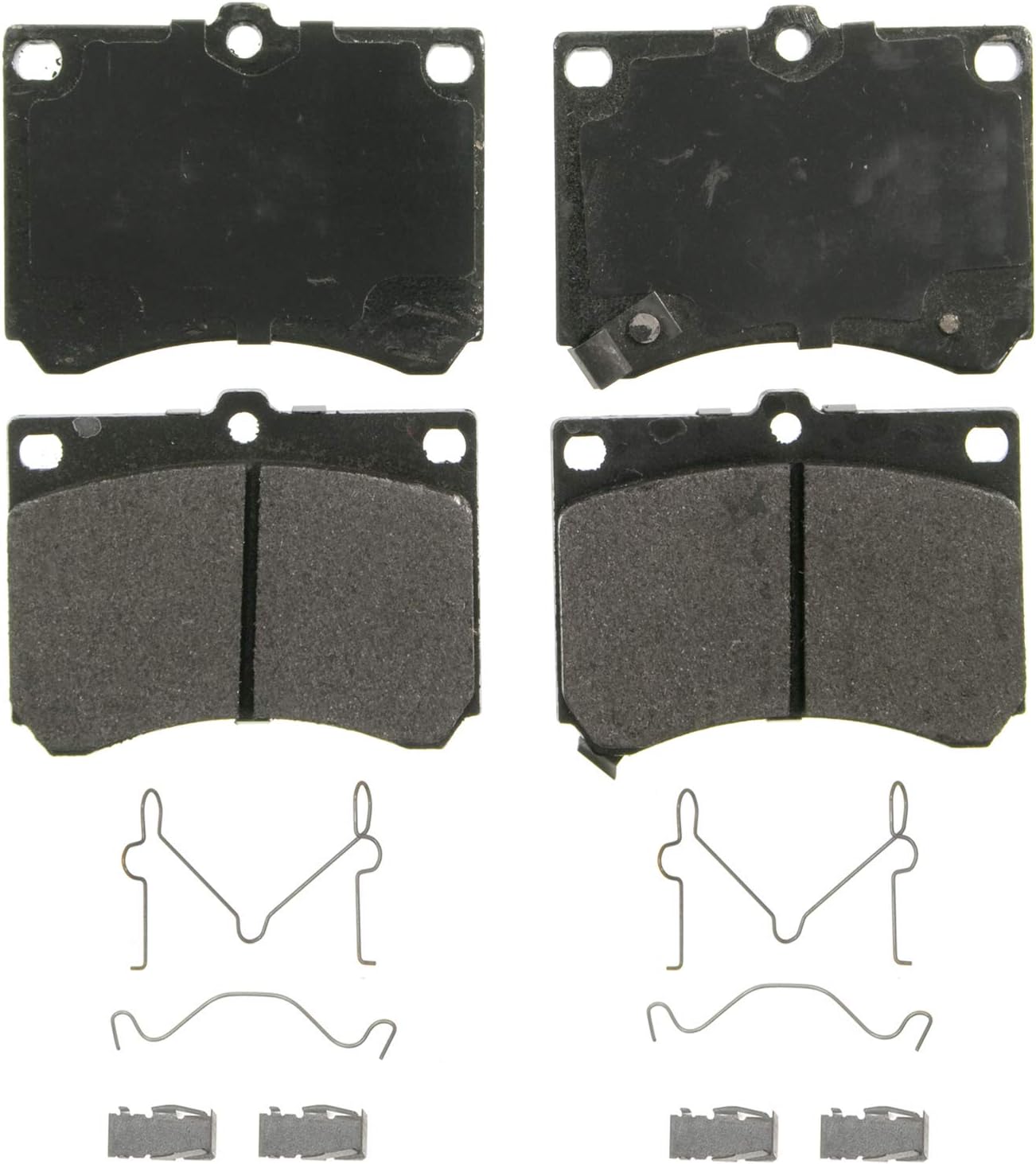 Wagner QuickStop ZX473 Disc Brake Pad Set, Chamfered Edges for Smooth, Quiet Stops, Fits 1991–2003 Ford Escort
