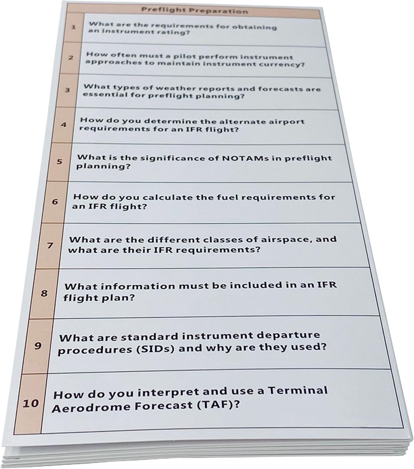 Full ACS Instrument Oral Guide for IFR prep and Flight Proficiency | KAMOME PUBLICATIONS Instrument Oral Guide: Full ACS Coverage for IFR Prep & Proficiency