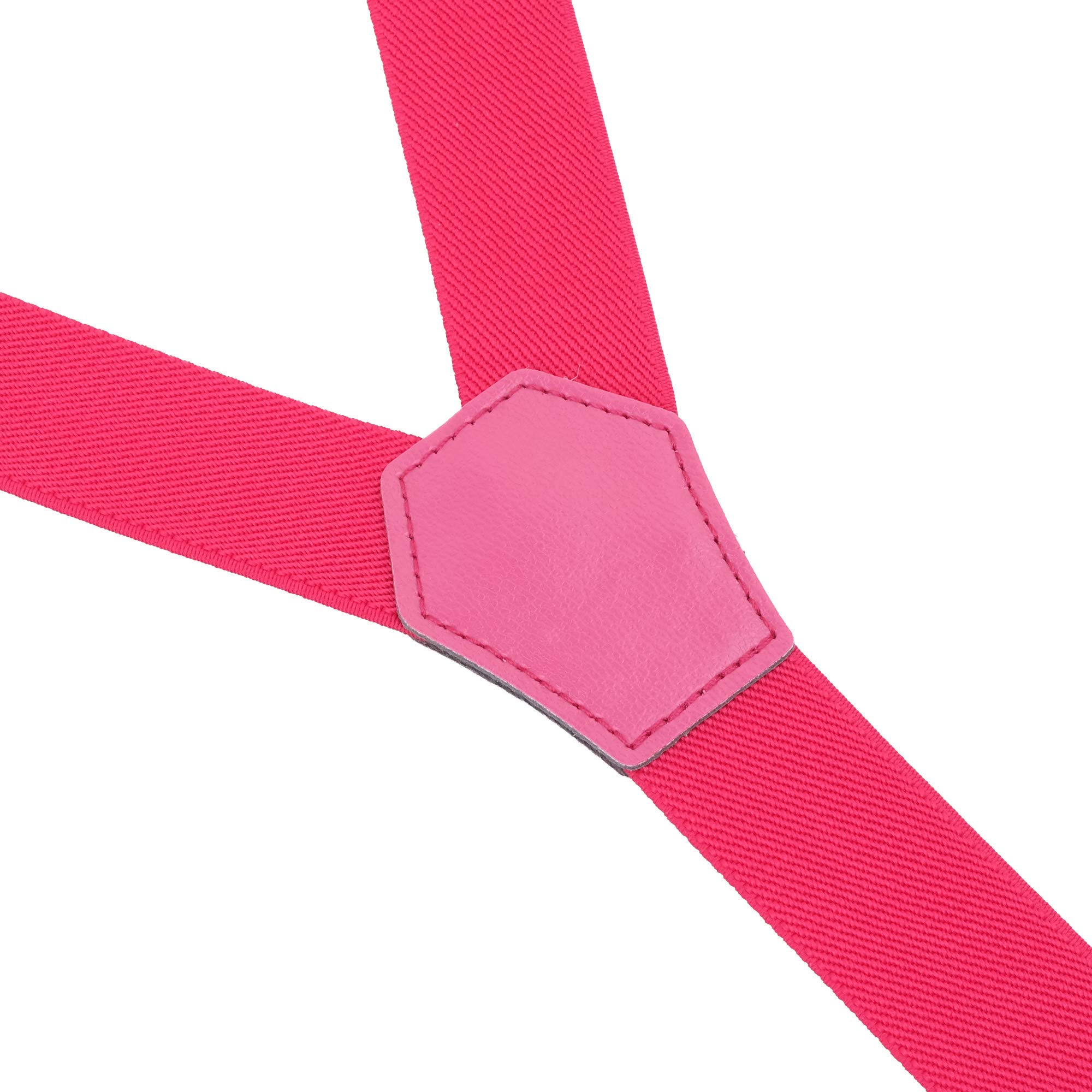'Action Ward Womens Suspenders Y Back Style 1'' Width - Comfortably Adjustable Elastic Straps and Metal Clips'