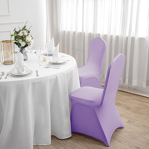 Vista 31 de Funda de elastano para silla, 12 unidades, fundas para silla, fundas para sillas de sala de estar, funda extraíble lavable y elástica para silla