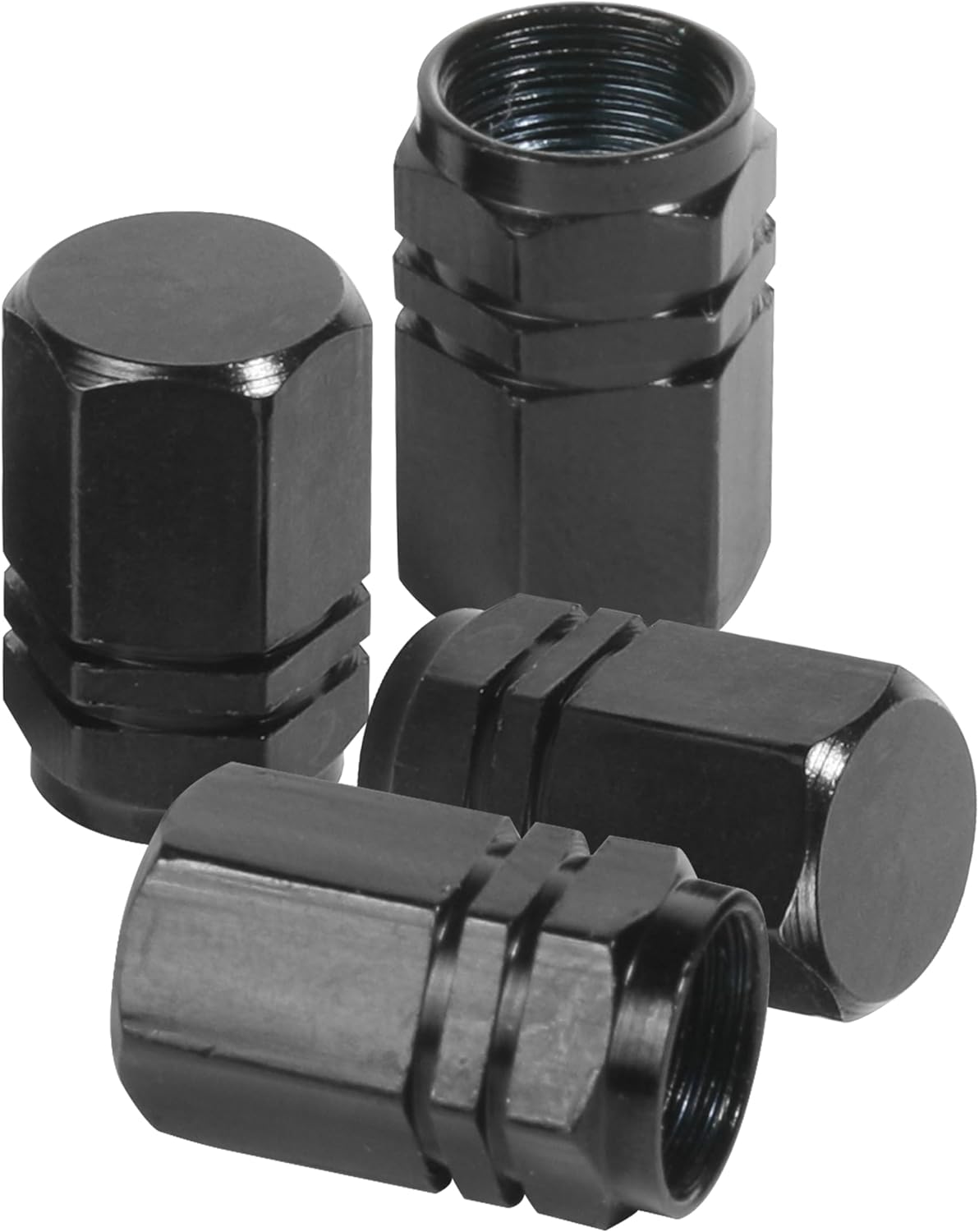 4PCS Valve Stem Caps,Aluminum Tire Caps,Tire Stem Caps,Car Accessories Tire Air Cap Tire Pressure Caps,Car Tire Caps Tire Valve Stem Caps,Fit for Cars,SUVs,Bike and Motorcycles (Black) 4PCS Valve Stem Caps,Aluminum Tire Caps,Tire Stem Caps,Car Accessories Tire Air Cap Tire Pressure Caps,Car Tire Caps Tire Valve Stem Caps,Fit for Cars,SUVs,Bike and Motorcycles (Black)