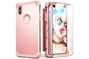 Multifaceted Protection: IDweel Case for iPhone Xs Max with Tempered Glass Protector