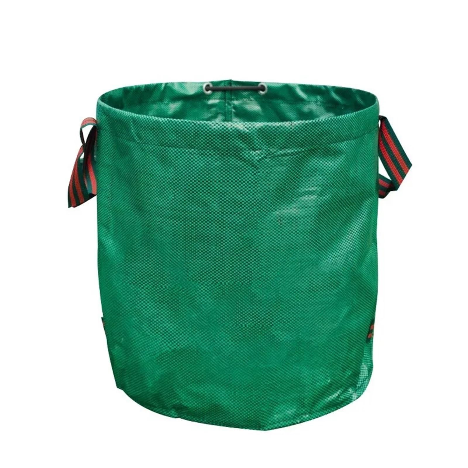 2 Stück Garten-Laubsack mit großer Kapazität, Sammelsack for Äste und Laub, dunkelgrün, PP-gewebt, wiederverwendbar, Pflanzenmüllsack Für Grünschnitt Laub(128L)
