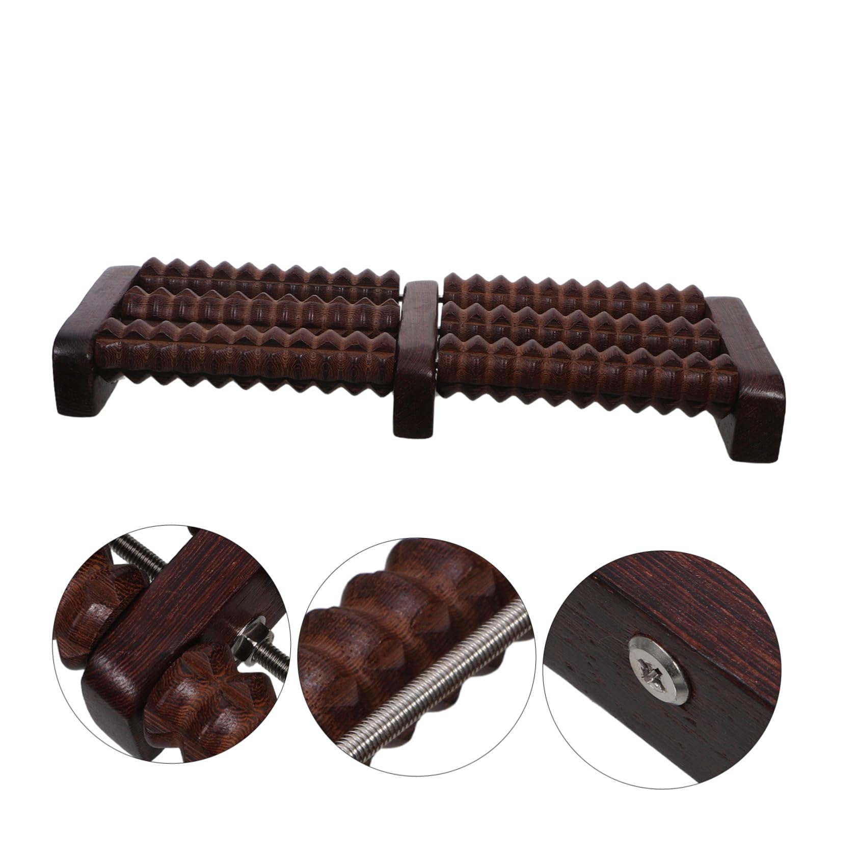 Hemobllo Masajeador de Pies de Madera Rodillo Compacto para Relajación Muscular y Alivio de Fascitis Plantar, Adecuado para Viajar y Uso bajo Escritorio