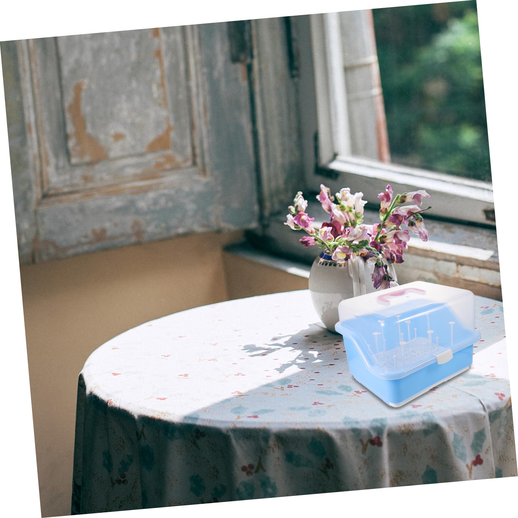 VICASKY Boîte De Séchage pour Biberons Boîte De Rangement pour Vaisselle Égouttoirs Pratique pour Biberons