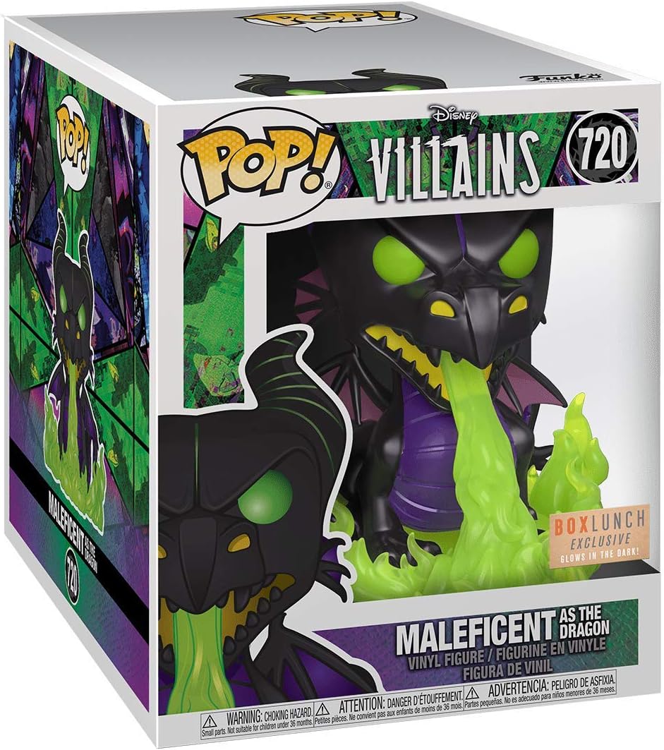 Funko Pop Disney Villains 720 Maleficent as The Dragon Glows in The Dark