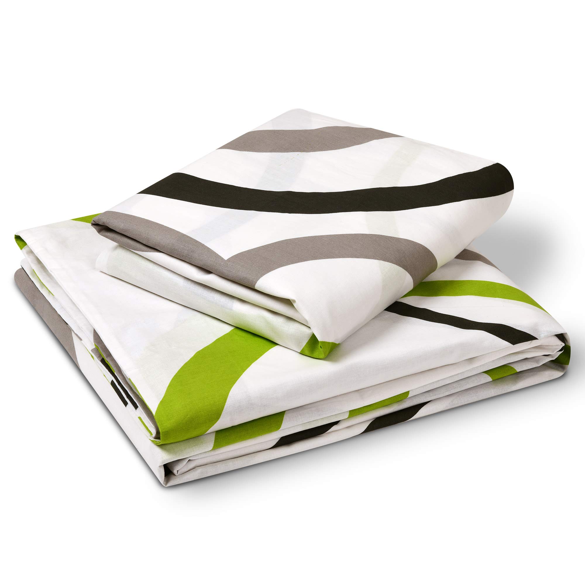 Beautissu Set di 2 Copripiumino Singolo in 100% cotone con cerniera federa | 135x200 cuscino 80x80 biancheria da letto dotato renforcé pezzi Nina