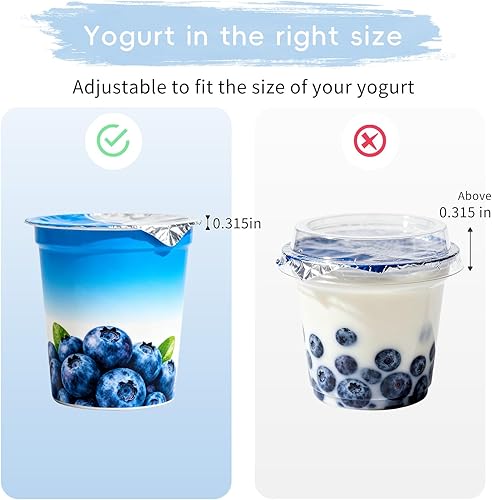 Miniatura 4 de Paquete de 12 organizadores de yogur ajustables para refrigerador con cintas autoadhesivas, soporte de almacenamiento para refrigerador que ahorra