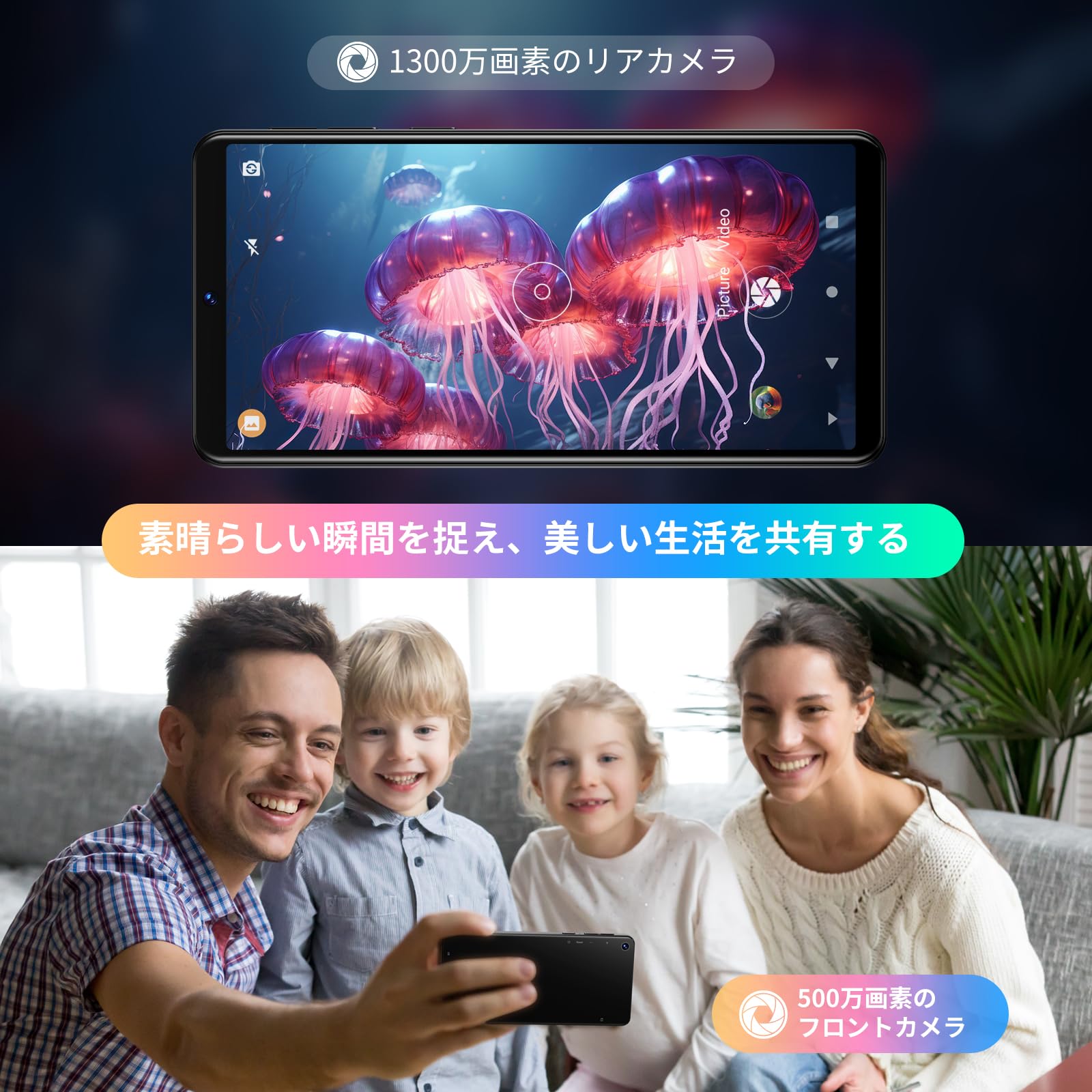 Amazon.co.jp: MP3プレーヤー 5.5インチ Android 9.0 16GB内蔵 64GB