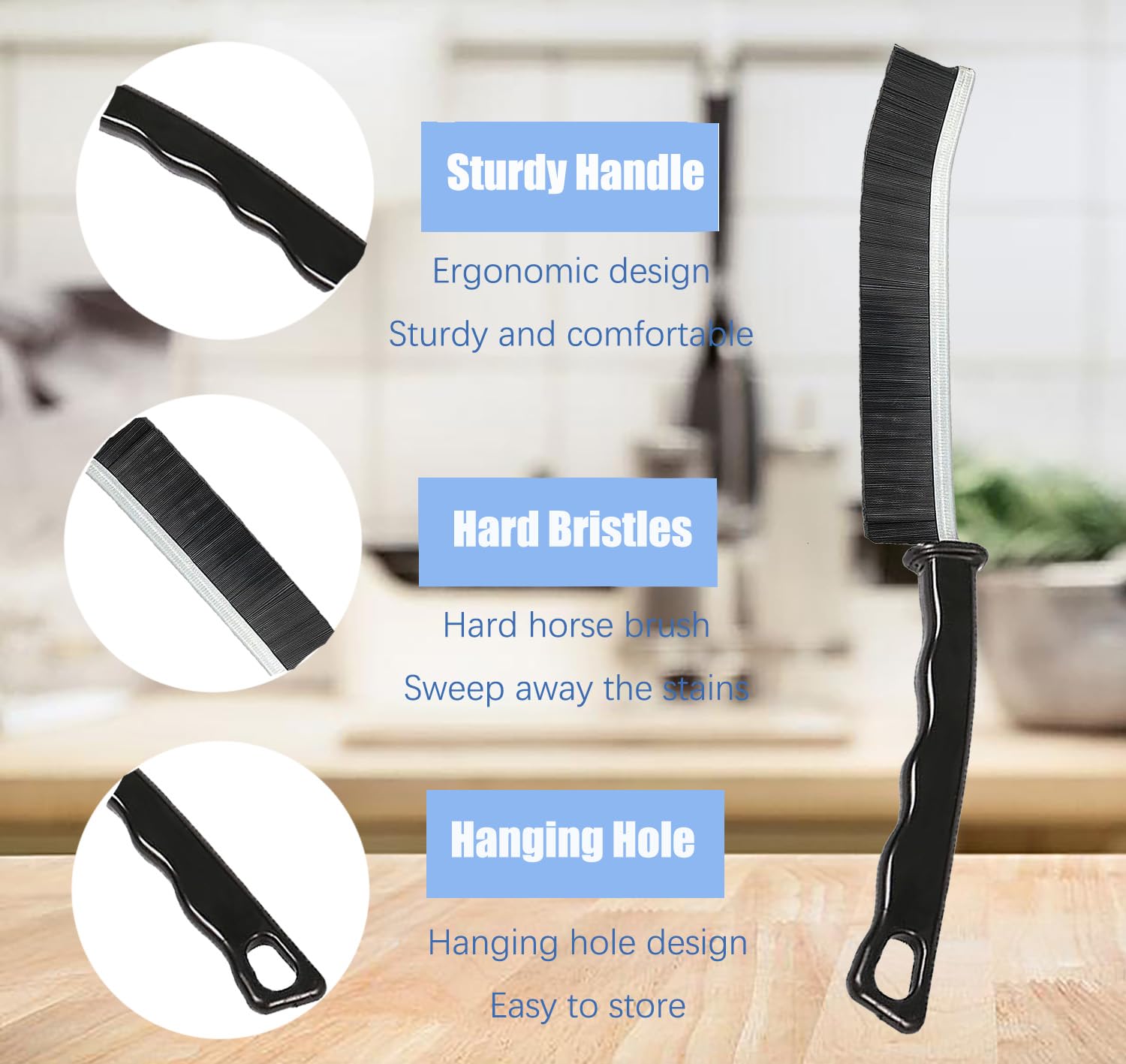 Rubbermaid Kitchen Brush with Scraper (FGG16812)