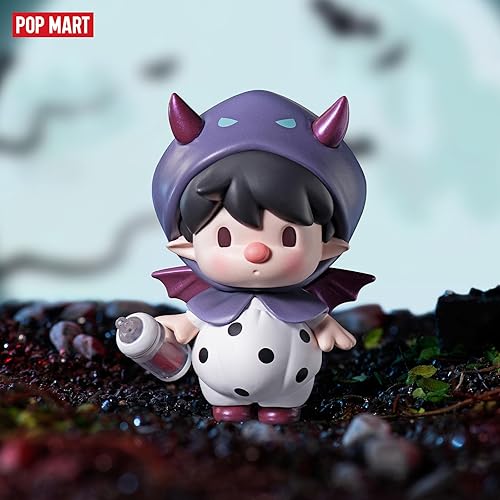 Miniatura 4 de POP MART Figuras de caja ciega de cuentos espeluznantes de Sweet Bean, caja de diseño aleatorio, juguetes para decoración moderna de Halloween para