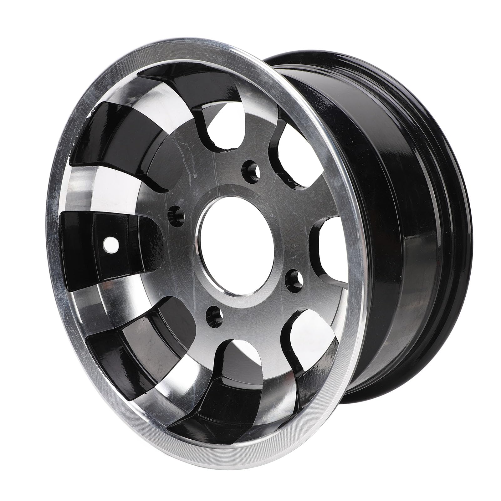 Cerchi da 10 Pollici Ruota in Lega di Alluminio da 10 Pollici per ATV, Go Kart, Carrello da - Design Elegante, Prestazioni Migliorate - Larghezza 145 Mm / 5,7 (Larghezza anteriore 140