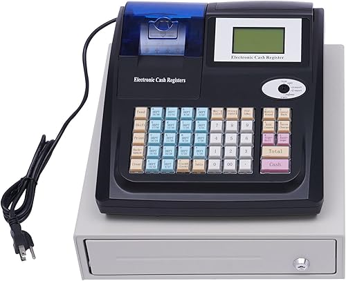 Sistema POS de caja registradora electrónica, caja registradora con pantalla LED digital para restaurantes, supermercados y mercados mayoristas,