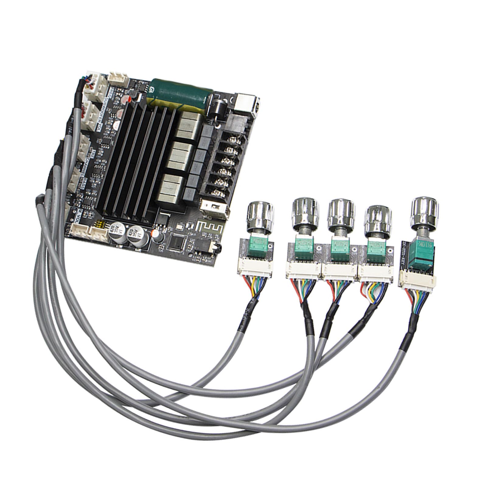 Fabater Robusto Modulo Amplificatore di Potenza Sonora a 2.1 da 100 W per un Audio Chiaro e Dinamico
