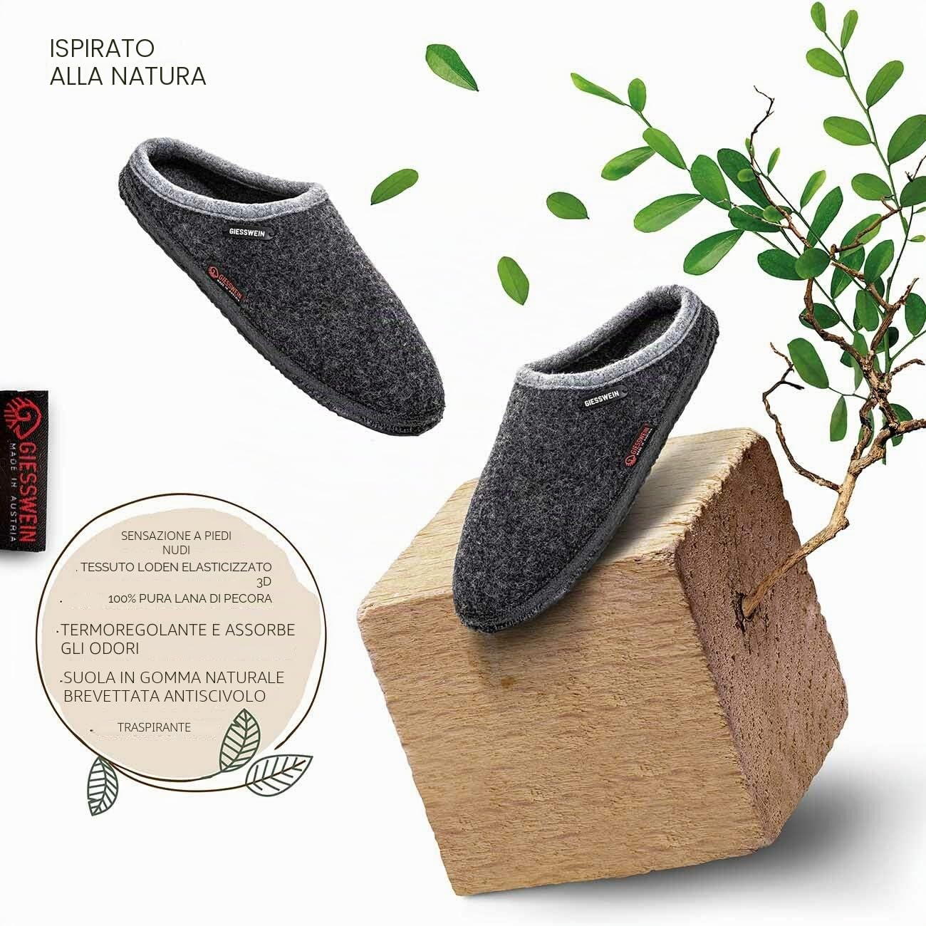 Giesswein Dannheim Pantofole Uomini Marine Pantofole Shoes