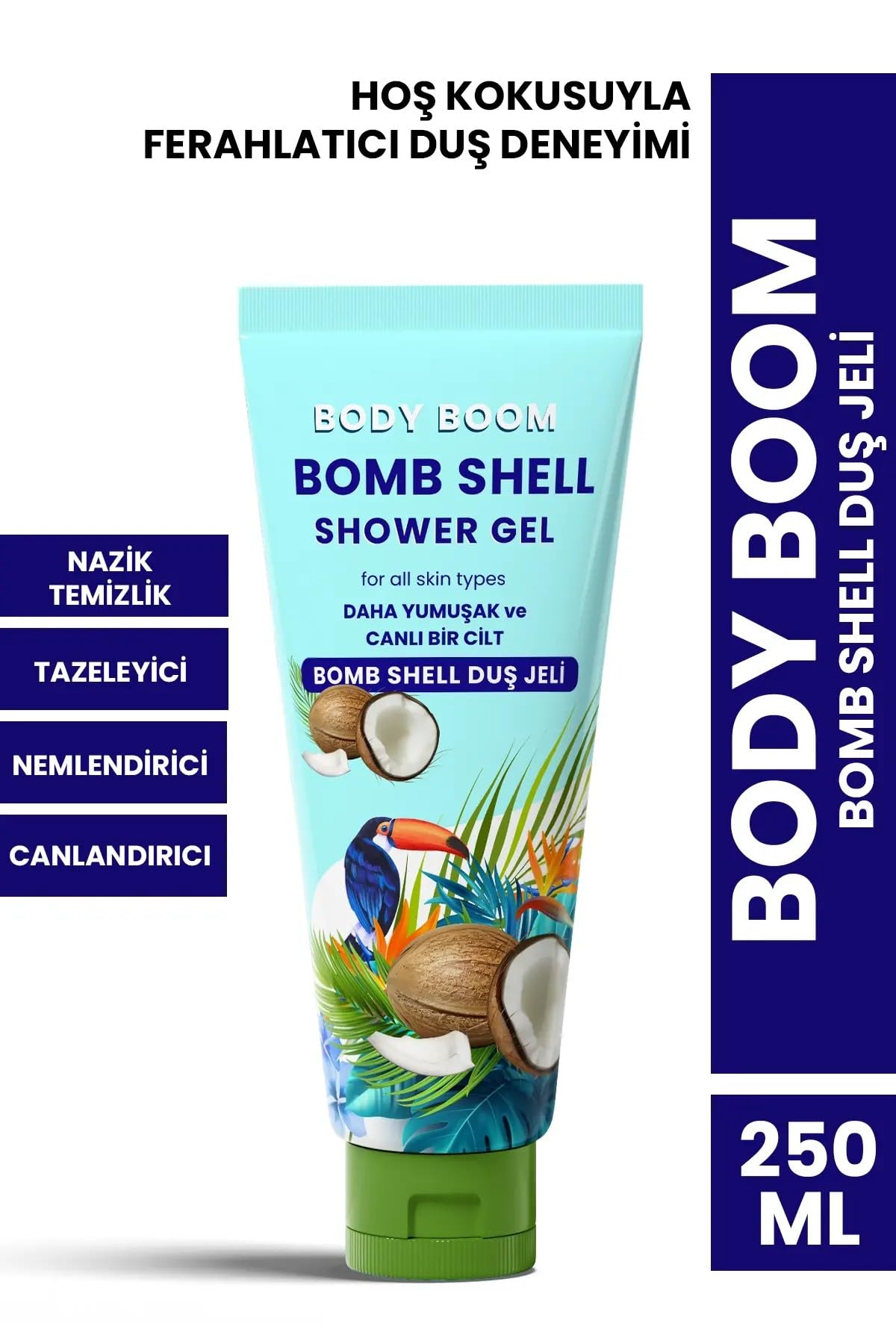 BODY BOOM Bomb Shell Duş Jeli 250 ML 1 Paket (1 x 1 Adet)