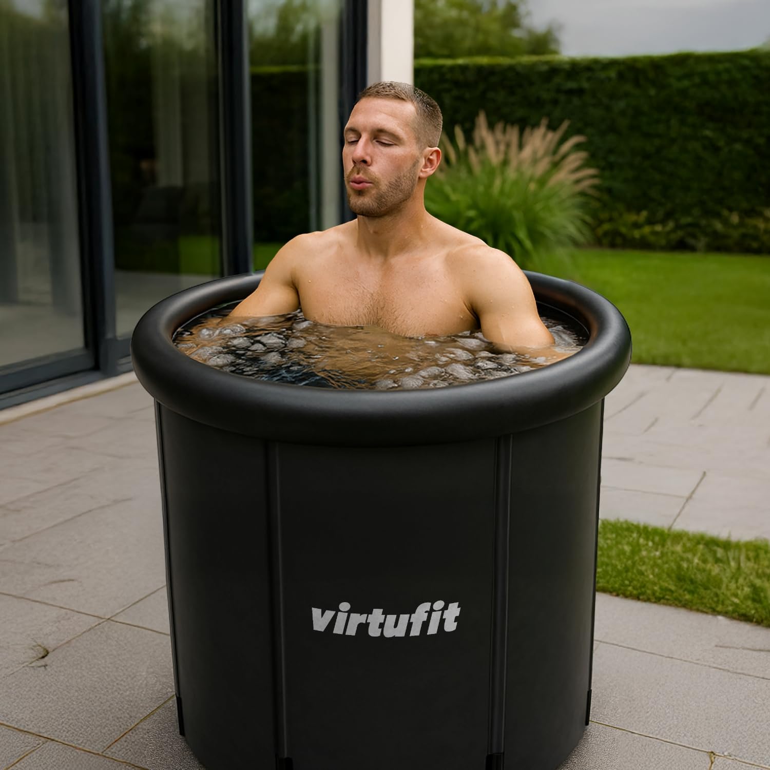 VirtuFit Bagno ghiaccio XXL – 375 litri – Antracite
