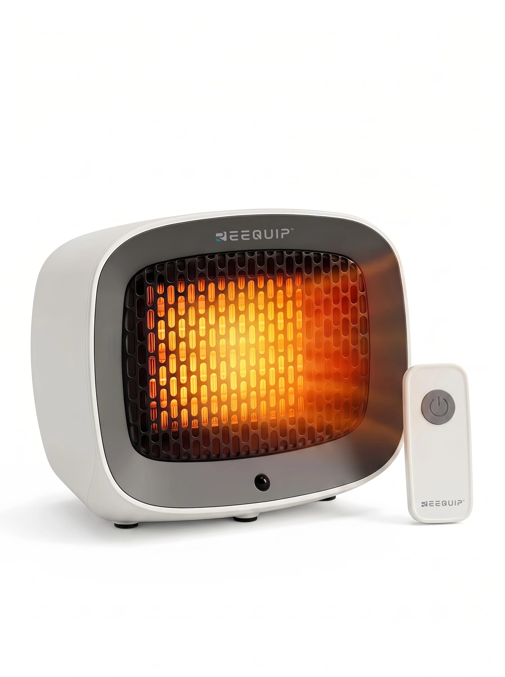 REEQUIP Small Space Heater with Magnetic Remote