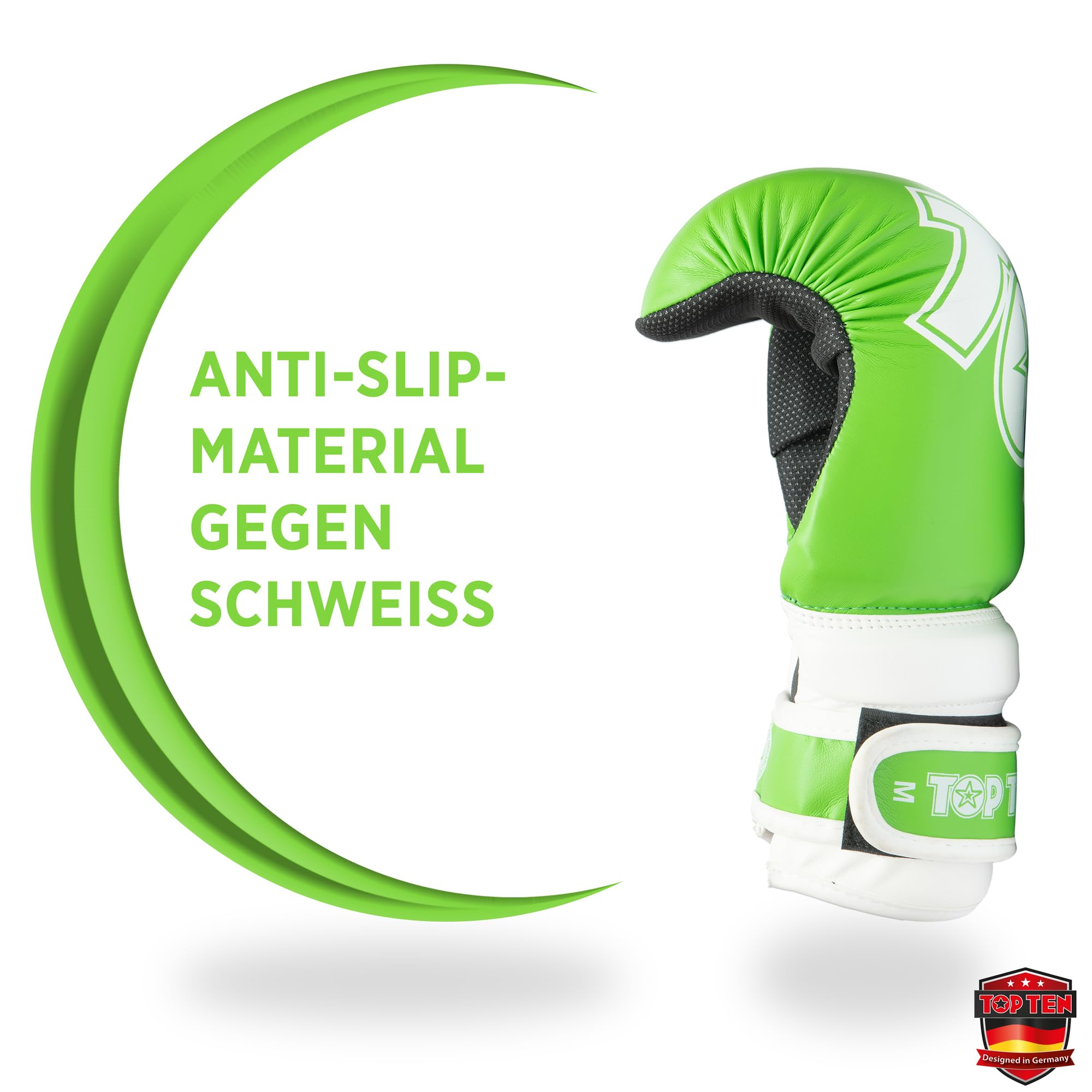 Pointfighter „Glossy Block“ - grün-Weiss, Gr. M
