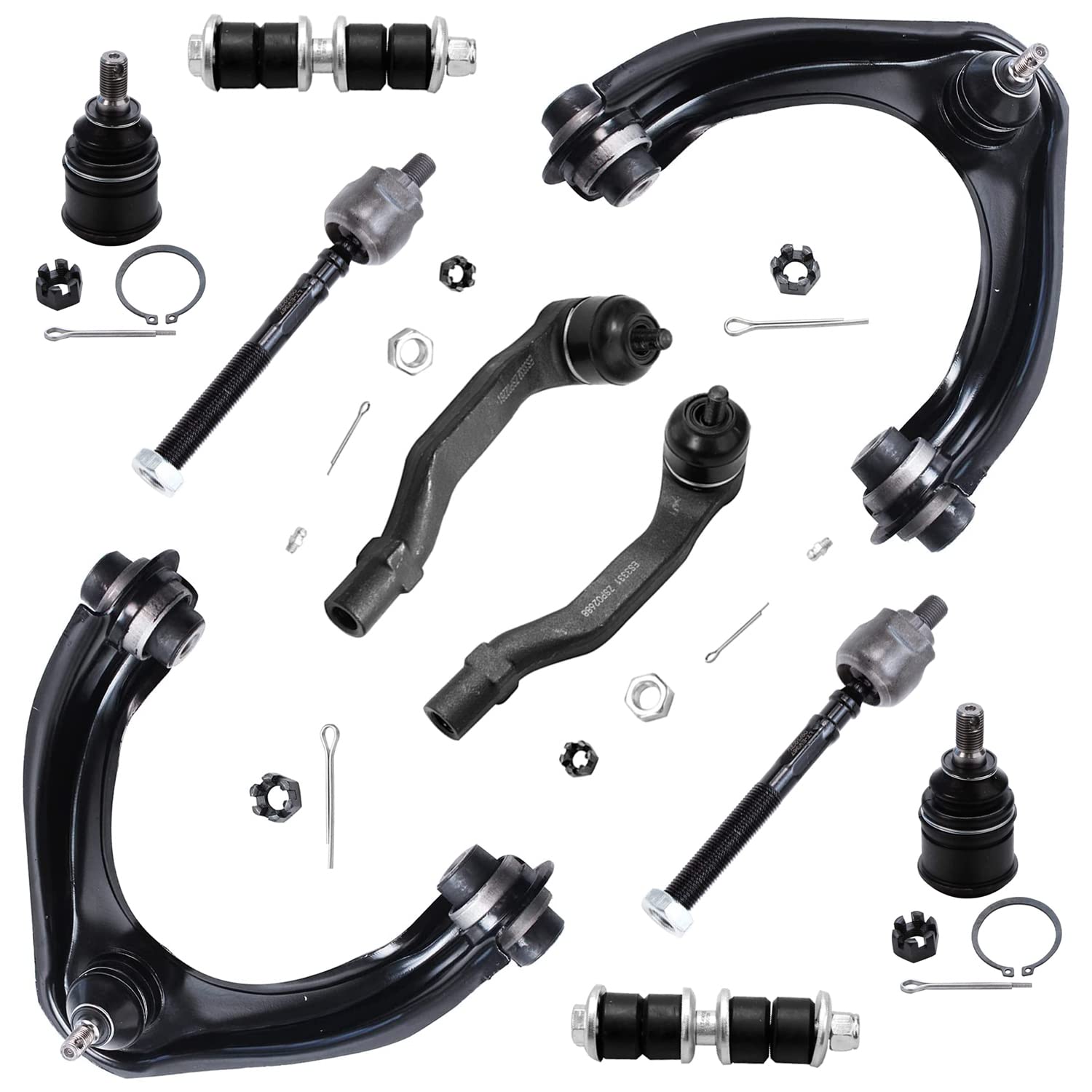 Detroit Axle - 10pc Front End Control Arms Kit for 1996-2000 Honda Civic