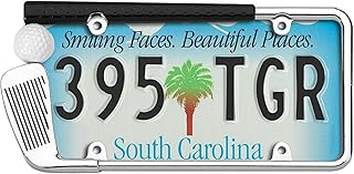 Cruiser Accessories 19509 Golf Club License Plate Frame, Chrome/Painted, Standard