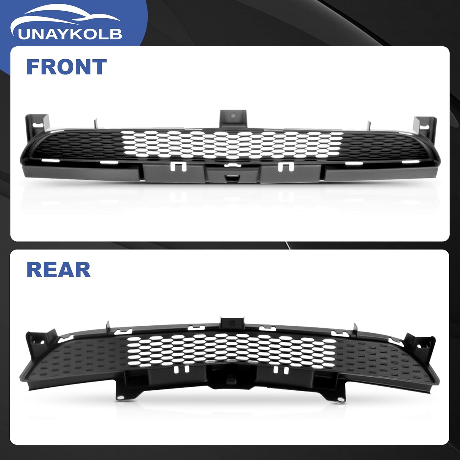 Front Bumper Grille Lower Grill Compatible With 2011-2014 Dodge Charger CH1036113 68092605AA