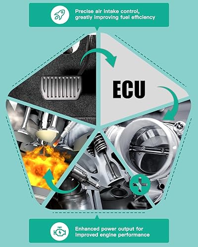 Miniatura 5 de Yindina Cuerpo electrónico del acelerador se adapta a 2005-2006 para Nissan para X-Trail 4door 2.5L 4WD, 2003 2004 2006 para Nissan para Altima