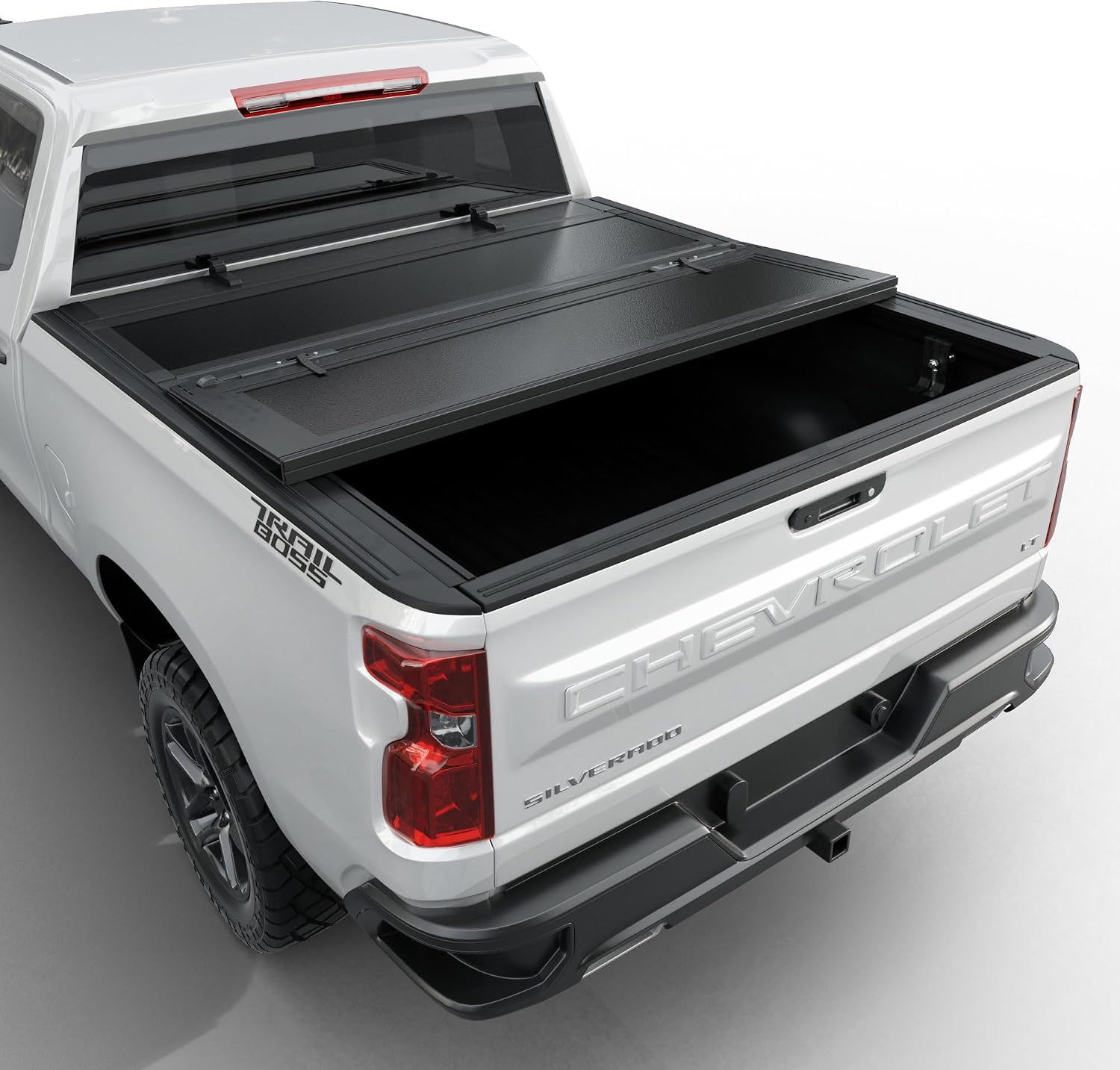 Toptiny Low Profile Flip Up Truck Bed Tonneau Cover Fits 2014-2018 Chevy/GMC Silverado/Sierra 1500 & 2014-2019 2500/3500 HD 6'7" (79.4") NO CarbonPro Bed