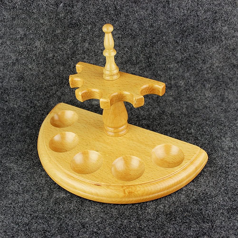Smoking Pipe Rack,Wooden Tobacco Pipe Stand Rack Display Holder for 5 Pipes Rack Wooden Smoking Pipe Stand Safer and More Practical