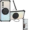Funda compatible con itel S25 Ultra con 1 protector de pantalla de vidrio templado, híbrida con soporte anillo 360° y magnética - CX-27-HEI 1