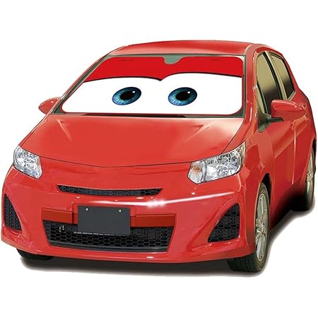Amazon ナポレックス 車用 サンシェード ディズニー Pixar カーズ レッド 展開寸法700 1300mm 吸盤2個付 Napolex Dc 53 車 バイク 車 バイク