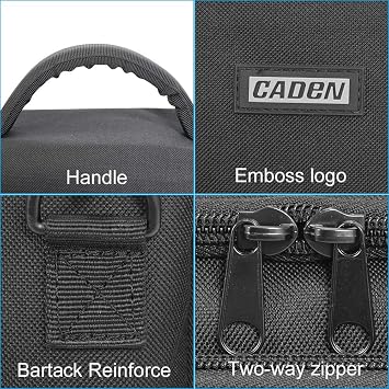 حقيبة ظهر كاميرا CADeN ، حقيبة كاميرا DSLR / SLR ، متوافقة مع حقيبة كاميرا Sony Canon Nikon