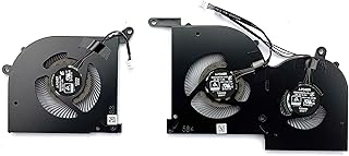 Ventilador de refrigeración CPU+GPU para MSI GS66 WS66 Stealth 10SD 10SE 10SF 10SFS 10SGS,10UG 10UH 10UE MS-16V1 MS-16V2 MS-16V3 BS5005HS-U4Q BS5005HS-U4J 1J 1 VV1-G-G-G-G-CW 16V1-G-CCW DC5V 1.0A
