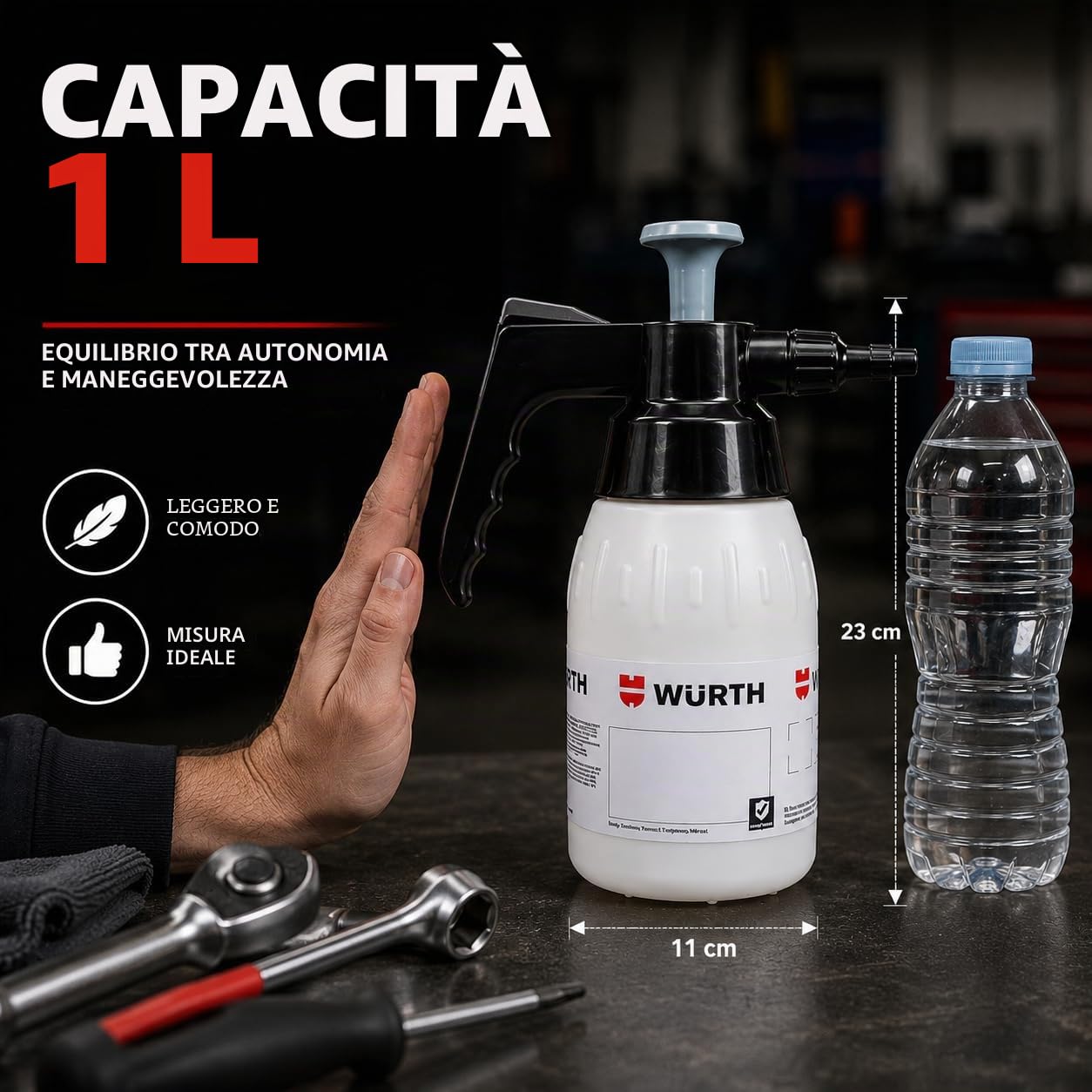 Würth SaBesto - Flacone Spray a Pompa, 1 litro