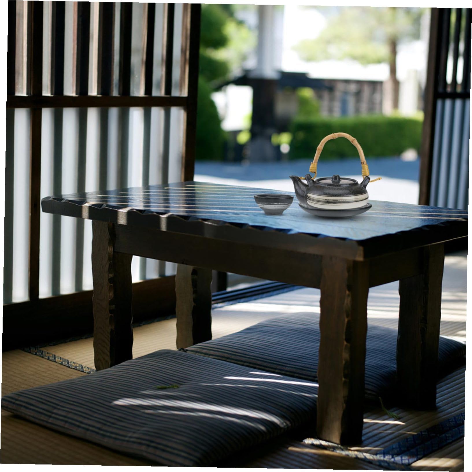 Tetera Pequeña de Cerámica 1 Juego Estilo Japonés | Plato y Taza, Fácil de Limpiar, Base Estable, Diseño Elegante y Excelente Acabado para Casa y Casa de Té Estilo Aleatorio