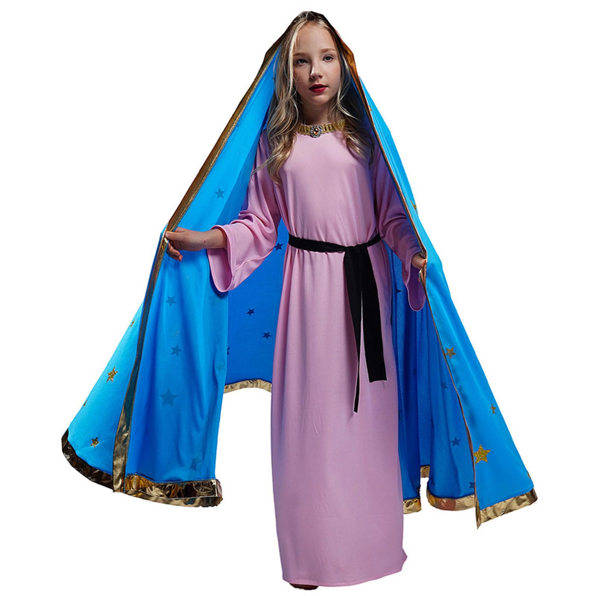 Saint Costume Kids Virgin Mary costume for Girls Saint Costume Girls Halloween Costume