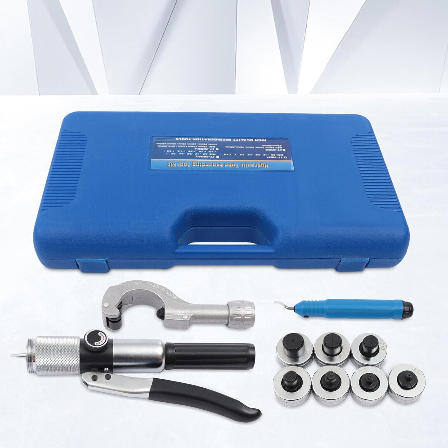 Hydraulic Tube Expander, HVAC Hydraulic Swaging Tool Kit Fit Copper Tubing Expanding Copper Tube Expander For Copper Tubing Expanding Copper Tube Expander