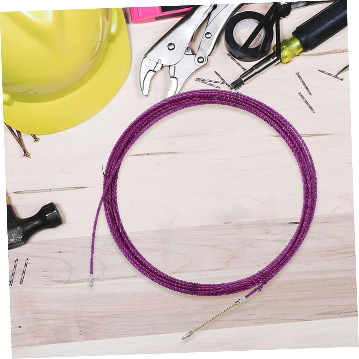 jojofuny Cable Threader Hole Electrician Wire Puller for Tape Tool for Efficient Wire Threading and Quick Installation Upgraded Design