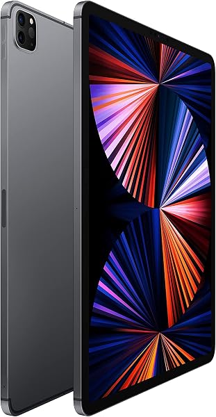 Apple iPad Pro 2021 (12,9-Zoll, Wi-Fi + Zellular, 256GB) - Space Grau (Generalüberholt) - 2