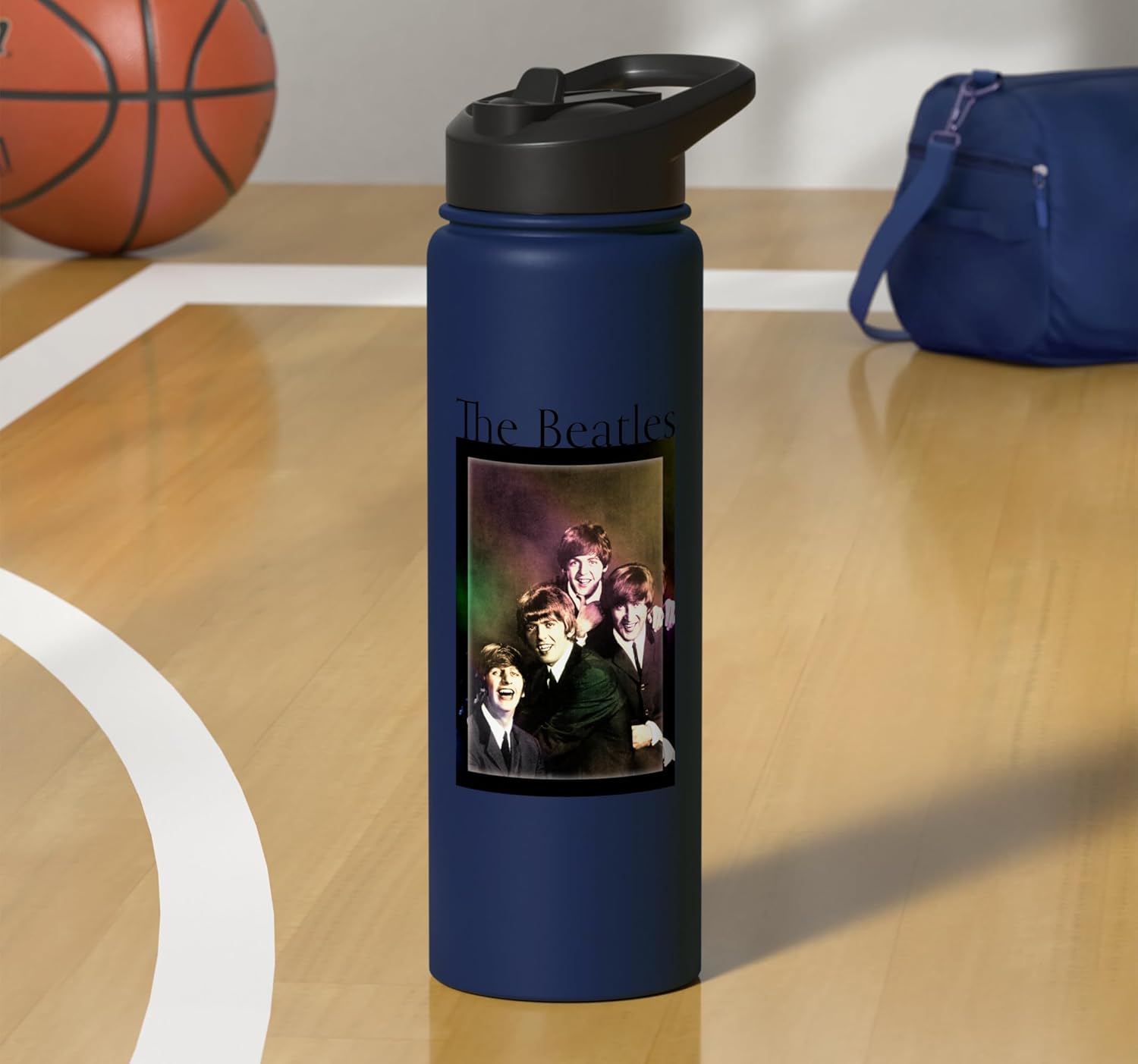 Beatles_001 Stainless Steel Insulated Water Bottle