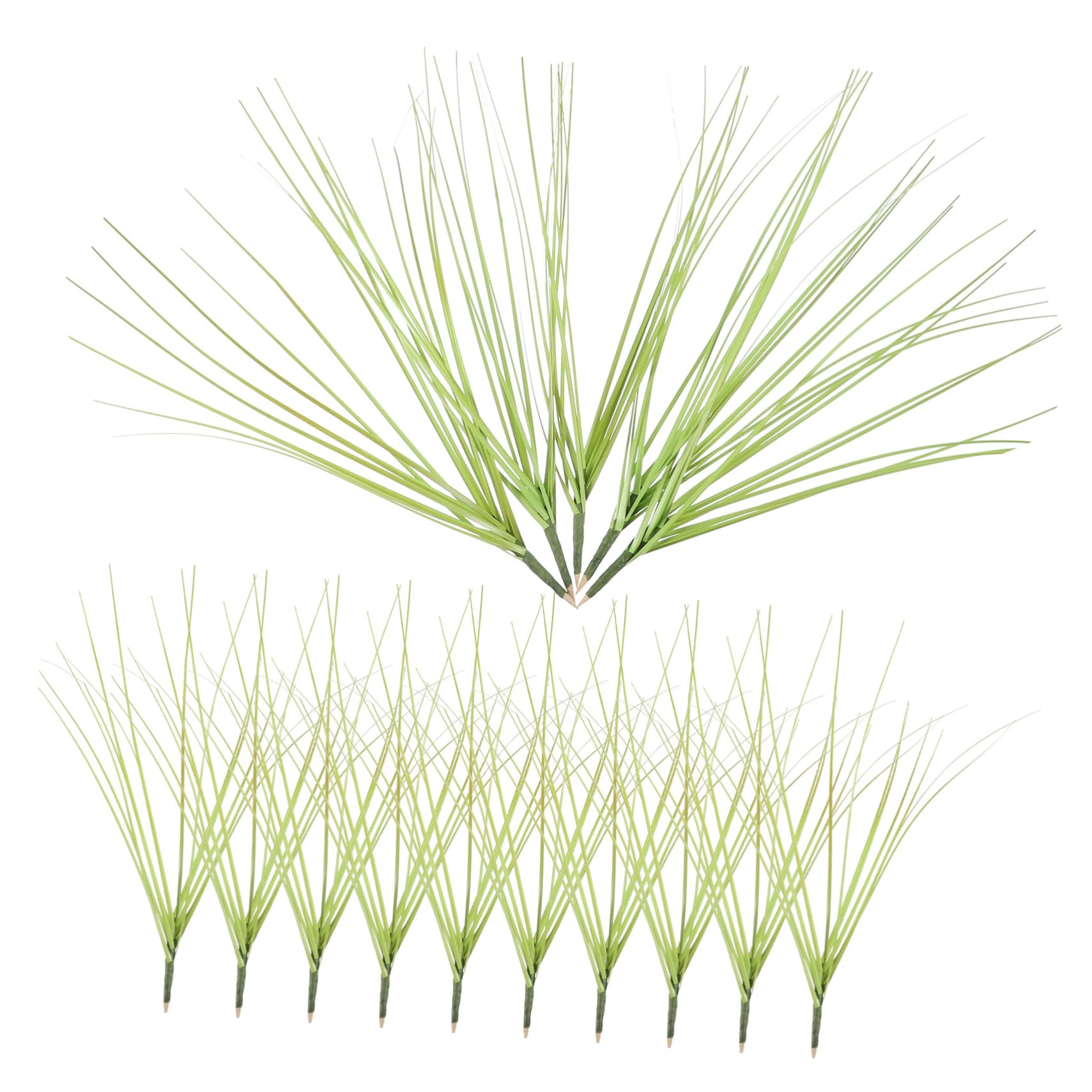 Amazon | MARMERDO 15個 模擬ヨシ草 人工緑の茂み 結婚式のテーブル