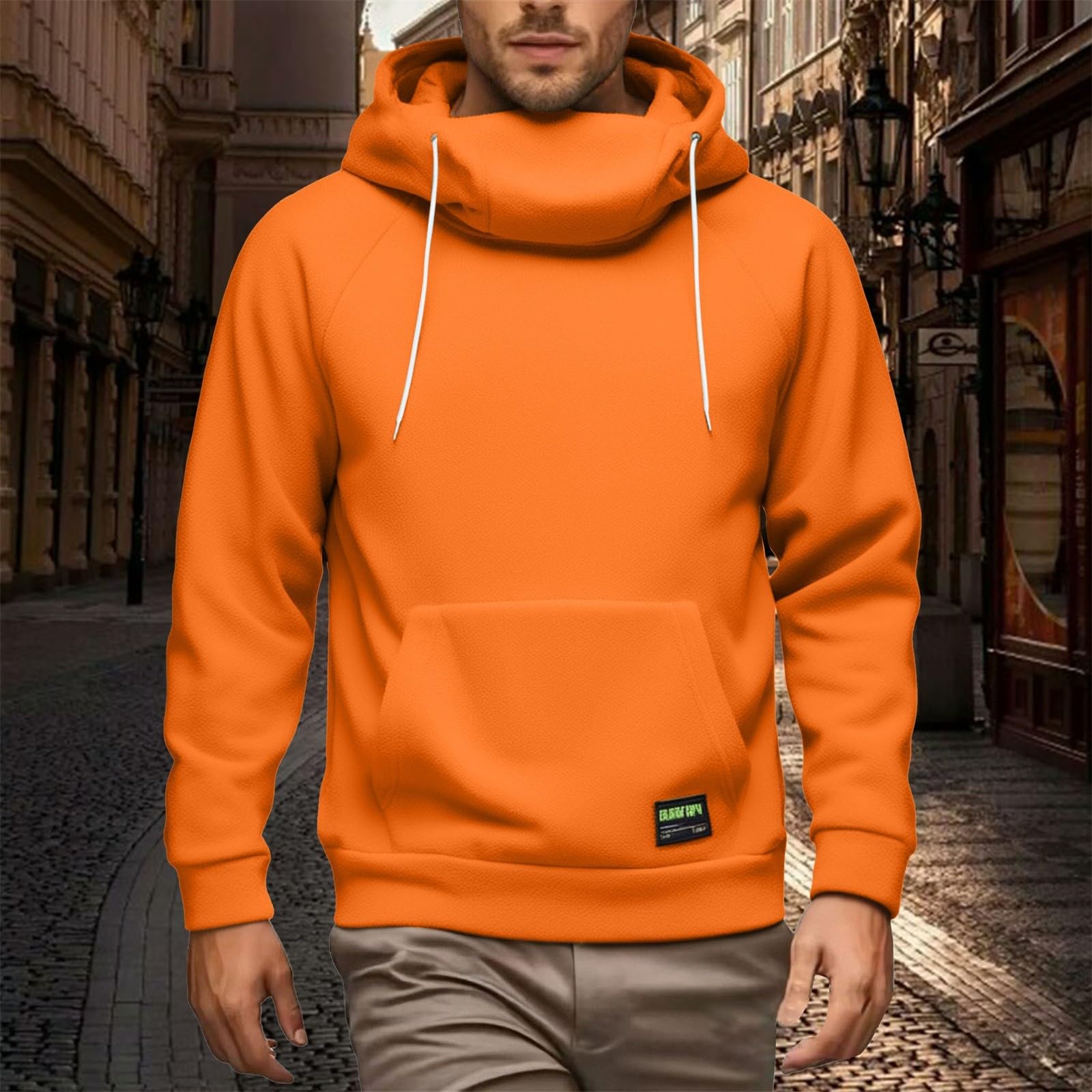 Camisa Sin Mangas Hombre Sudaderas Casuales De Manga Larga con Cuello para Hombre, Otoño E Invierno, Cálidas Sudadera Rojo Cremallera Proteccion Solar Cortavientos Moto Protecciones