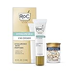RoC Multi Correxion Hyaluronic Acid Anti Aging Under Eye Cream for Puffiness & Dark Circles (.5 OZ) + RoC Retinol Capsules (7 CT), Skin Care Routine, Fragrance & Paraben Free for Women and Men