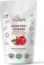 MYHERB 100% Pure Natural Organic Anar Peel Powder (Pumegranate Peel Powder) || 227 Gm/0.5 Lbs || For Hair and Face Care || For Skin || For Food Grade || For Men And Women