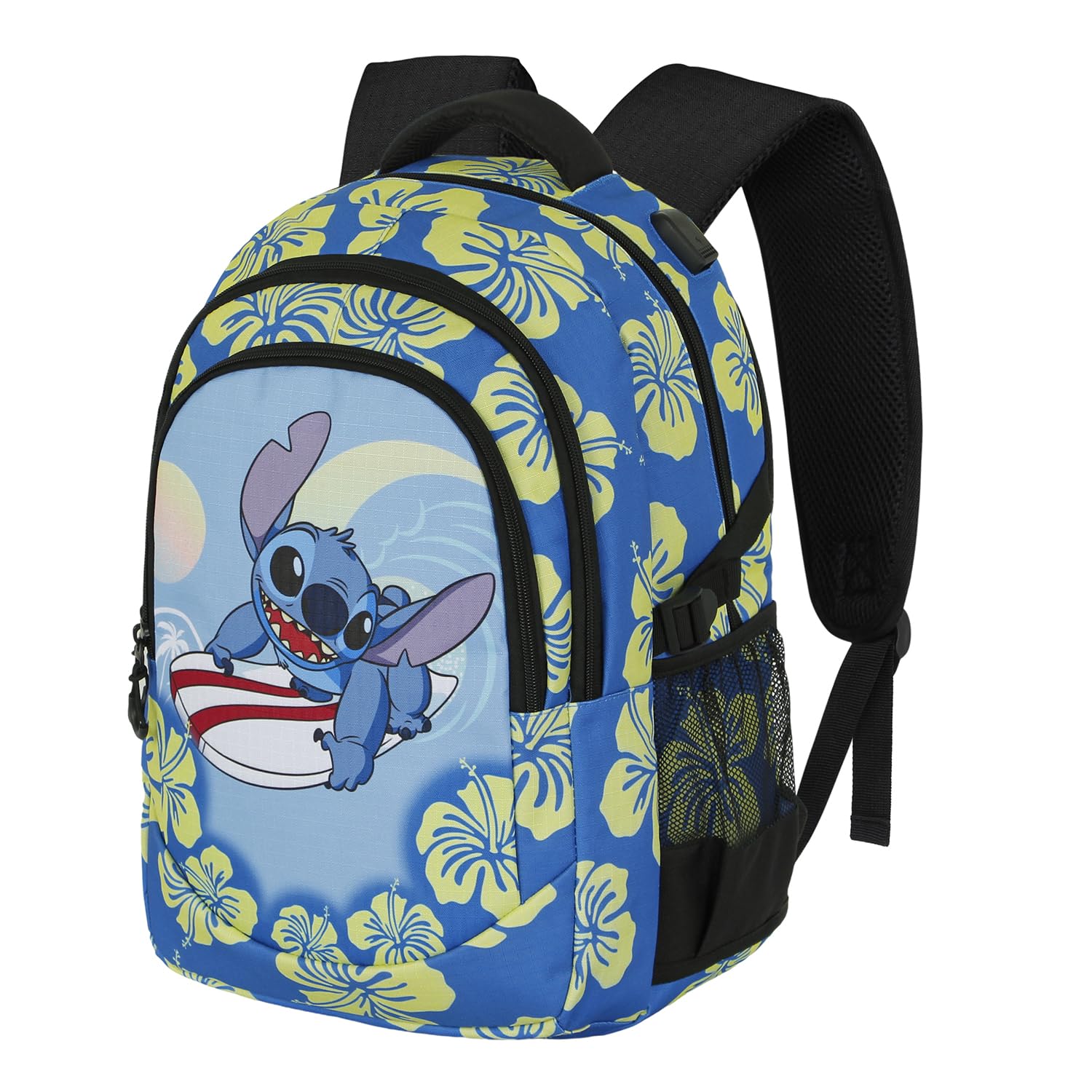 Disney Lilo E Stitch Lifestyle-Zaino Running Plus, Blu, 34 X 46 Cm, Capacità 32 L-image