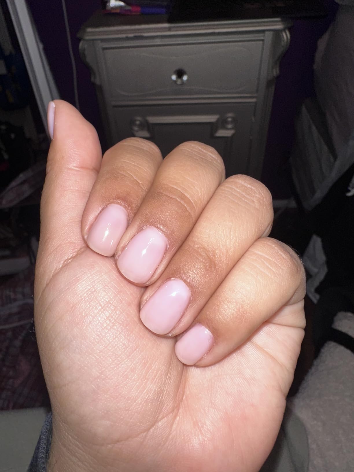 GAOY Nude Jelly Gel Nail Polish, 16ml Sheer Translucent Netural Soak Off Gel Polish, UV Light Cure for Nail Art DIY at Home, 3157 Bare Glow
