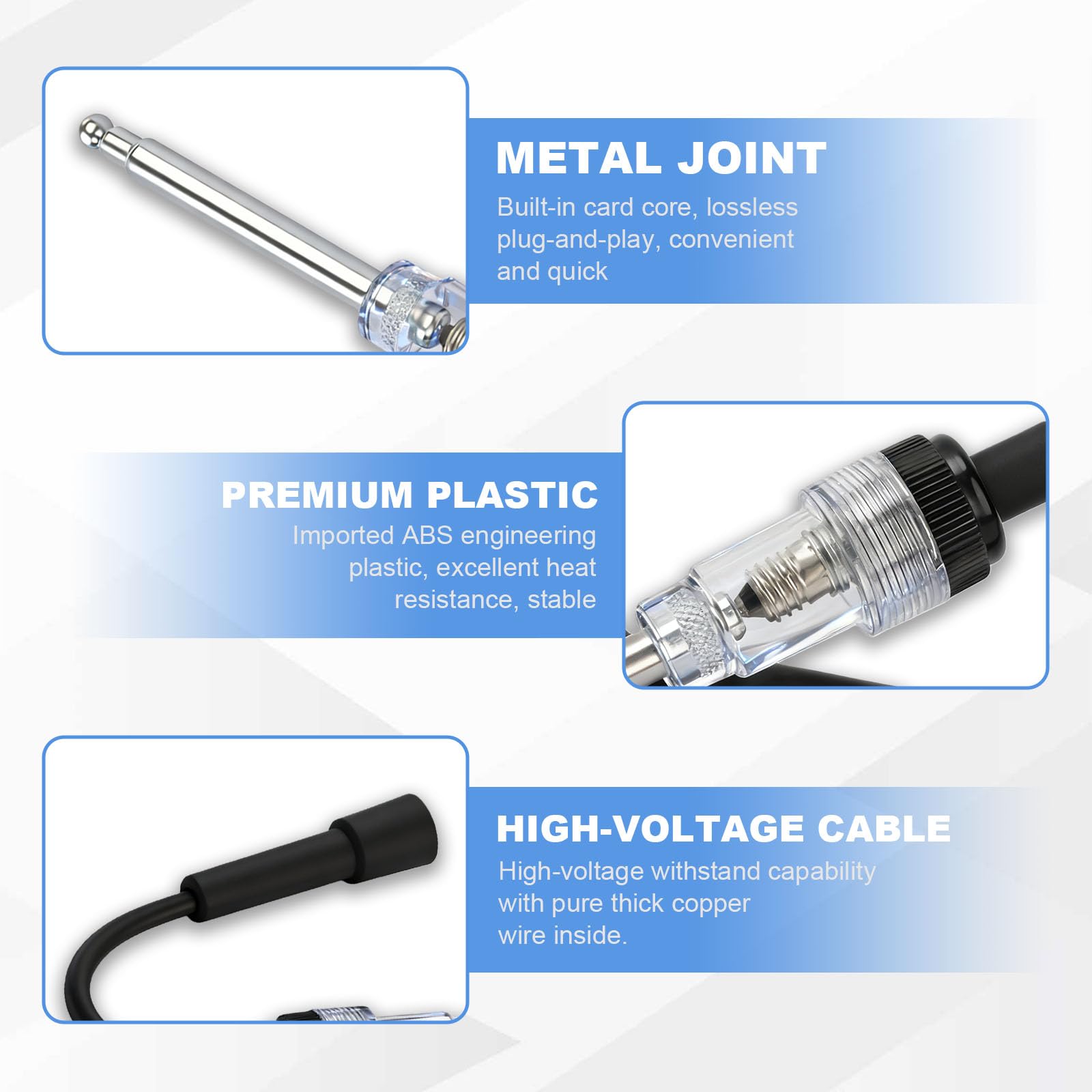 Tester per Candele e Bobine di Accensione Professionale | Test di Scintilla Universale con Cavo Diritto per Motori Piccoli e Grandi | Diagnostica Auto, Moto, Tosaerba, Generatore