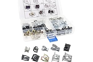 Auto Car U-Clip Metal Trim Panel Spring Clips (100-Piece Kit)