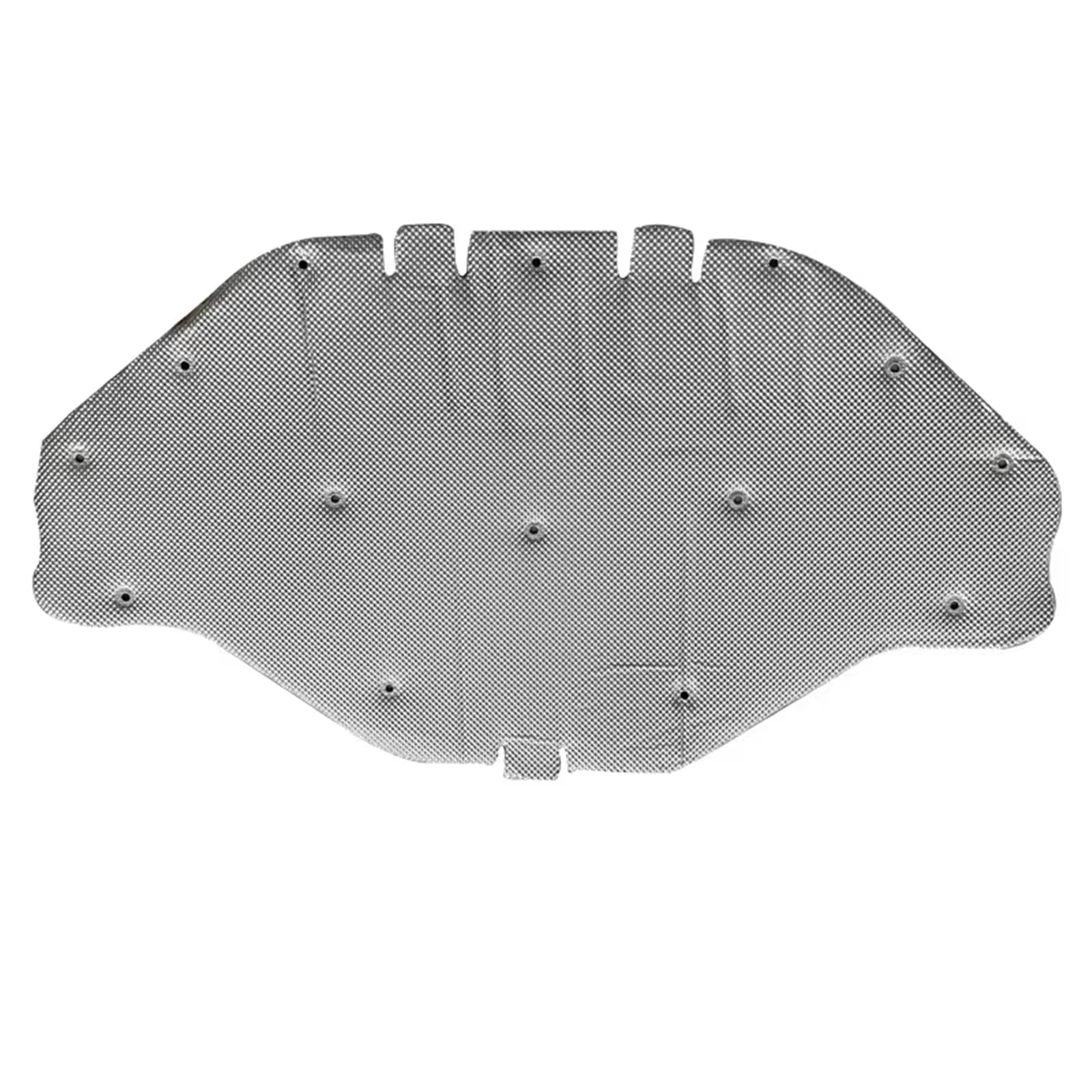 FrontHood Engine Mat Pad Cover for Benz for GLE ML W166 350 320 2012~2019 Car Hood Engine Insulation Pad Liner Cotton Soundproof Cover Heat(Silver)