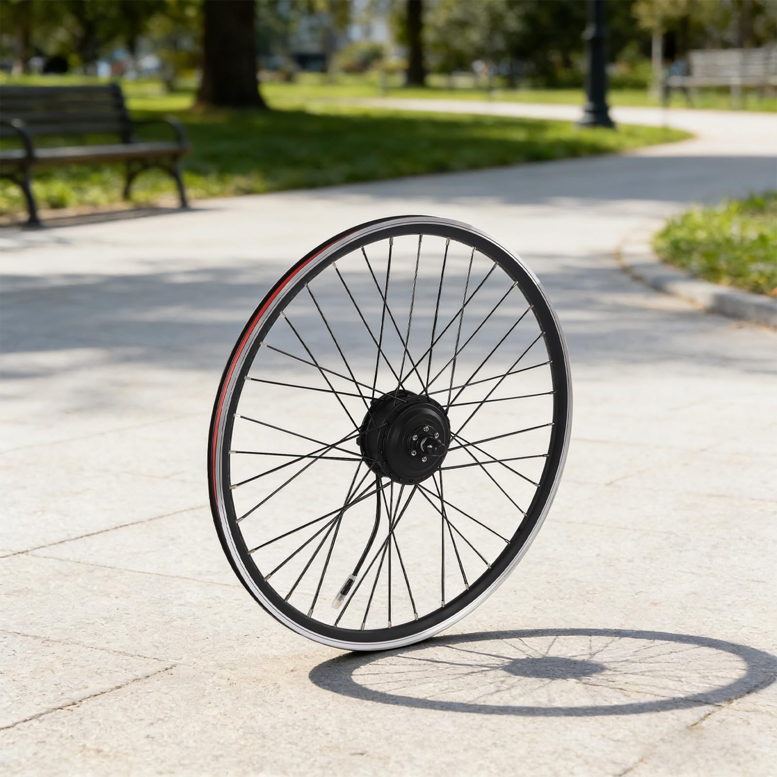 Kit de conversion de vélo électrique 700C / 28" / 29", moteur à engrenage sans balais 250 W avec 260 tr/min, kit de conversion de vélo électrique avec écran LCD et commande
